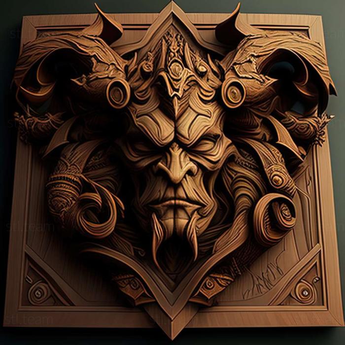 3D model World of Warcraft Legion game (STL)